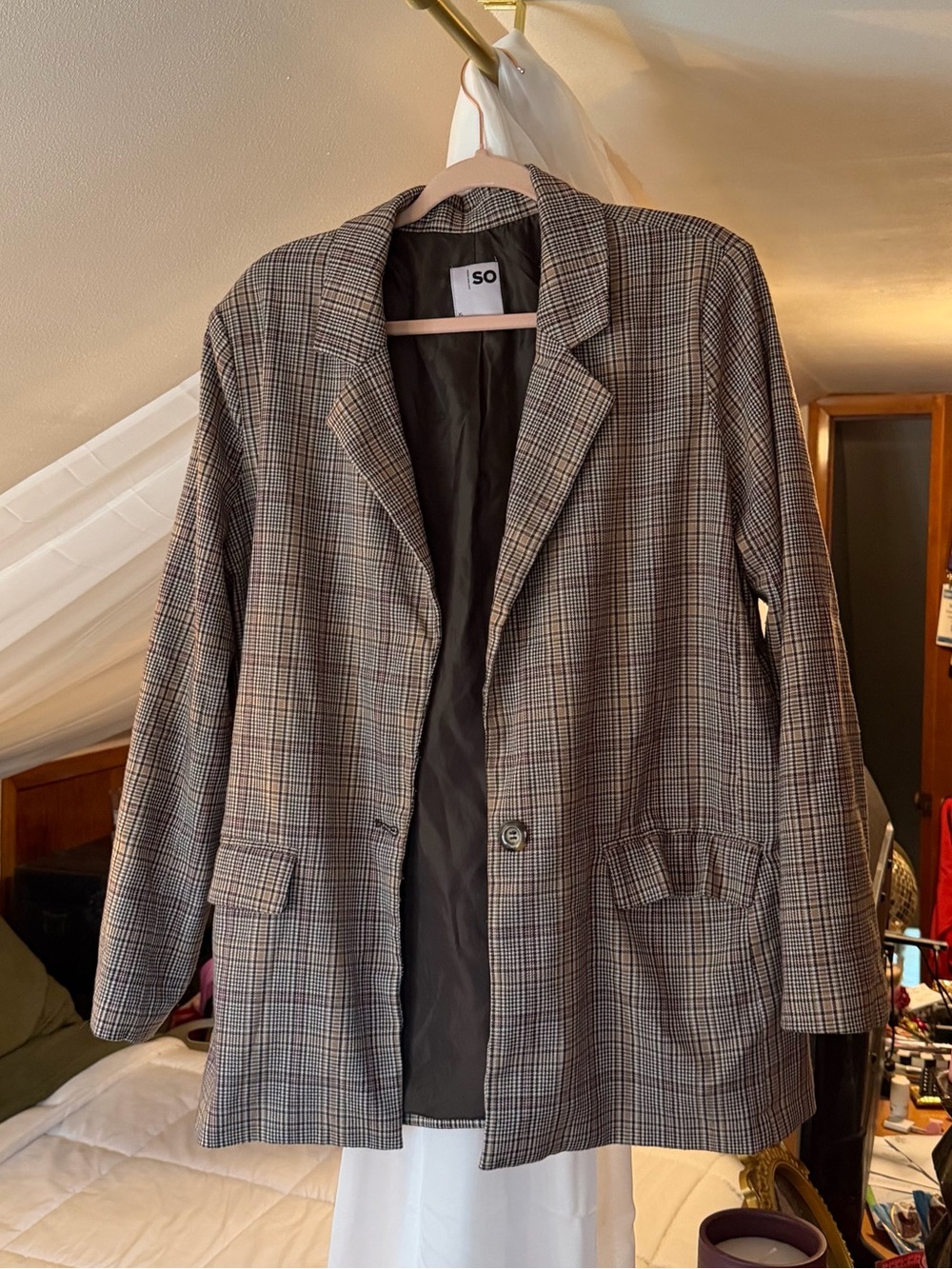 Plaid Blazer